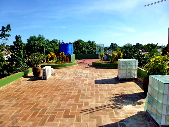 'Roof terrace' Casas particulares are an alternative to hotels in Cuba.